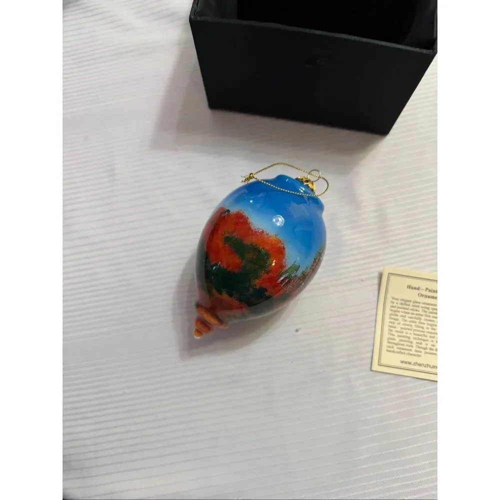 Chateau Frontenac Hand Painted Ornament Signed
